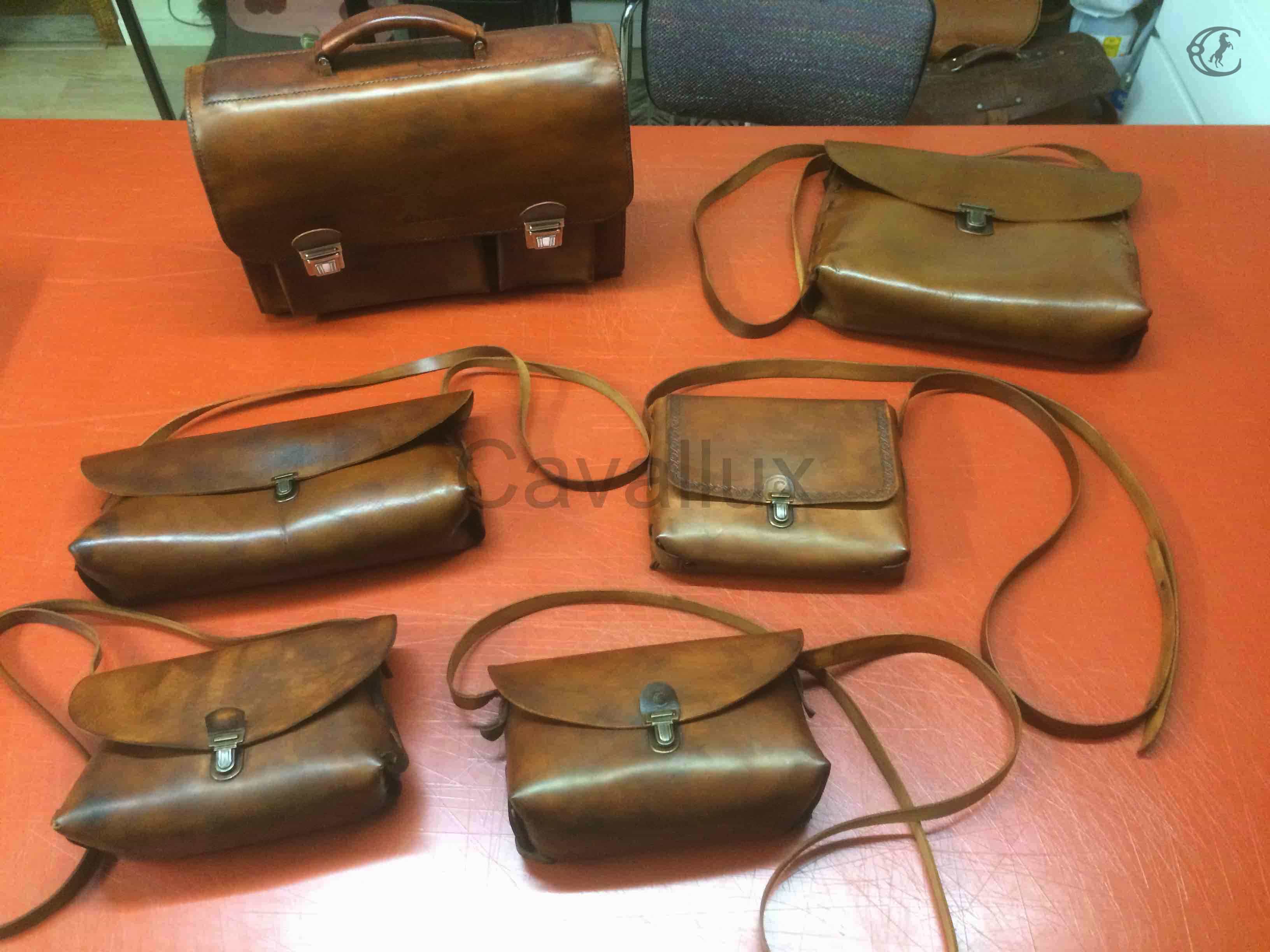 Een overzicht van de korte leder bij Atelier CAVALLUX